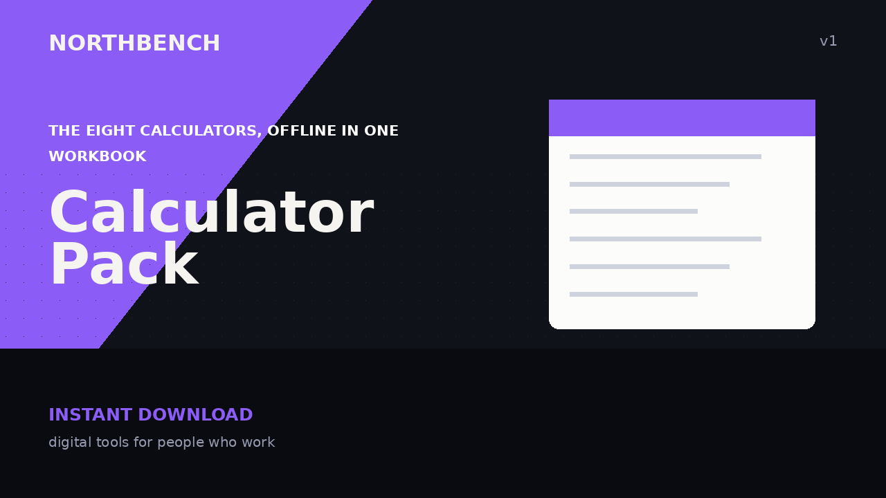 Calculator Pack cover