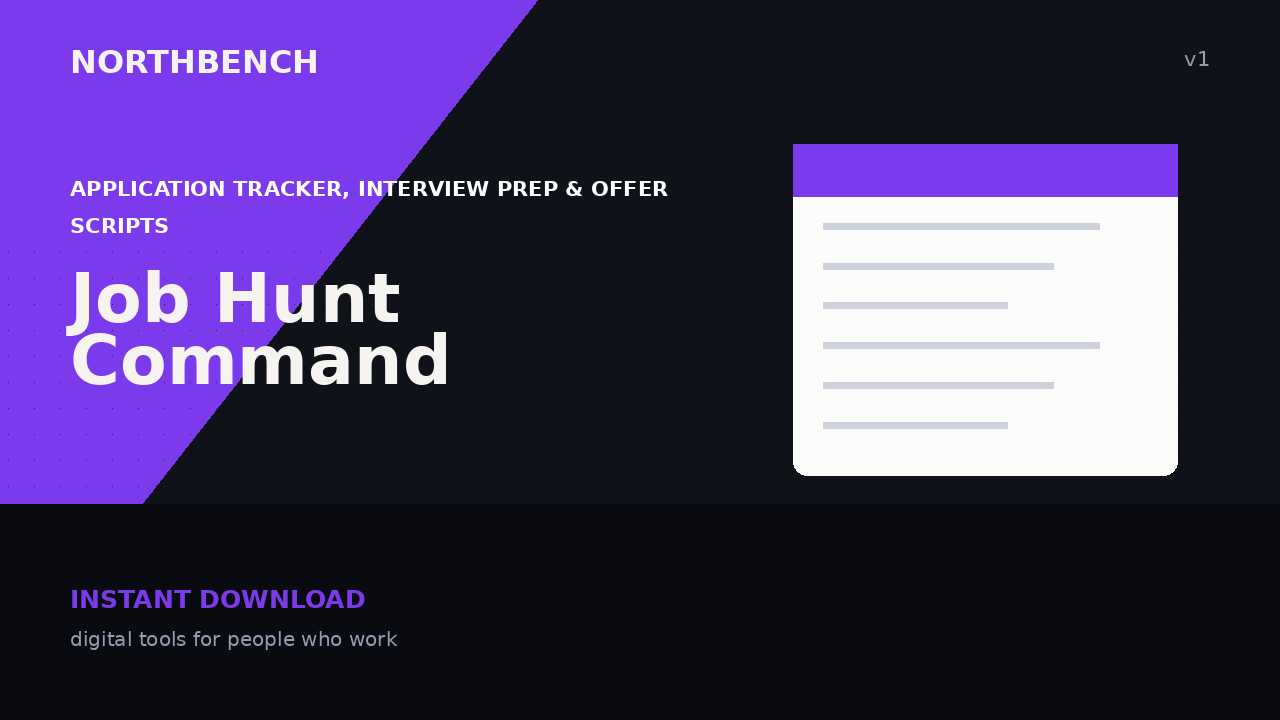 Job Hunt Command cover
