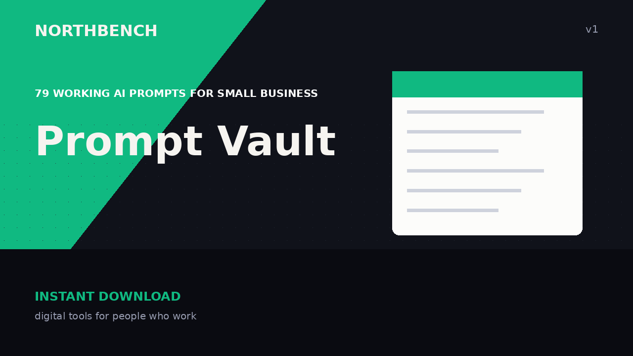 Prompt Vault cover