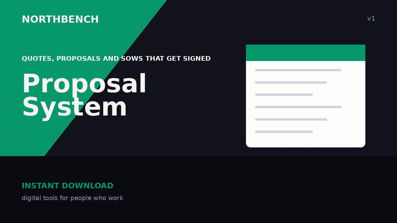 Proposal System cover