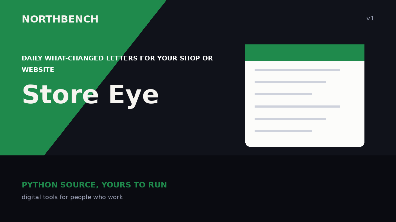 Store Eye cover